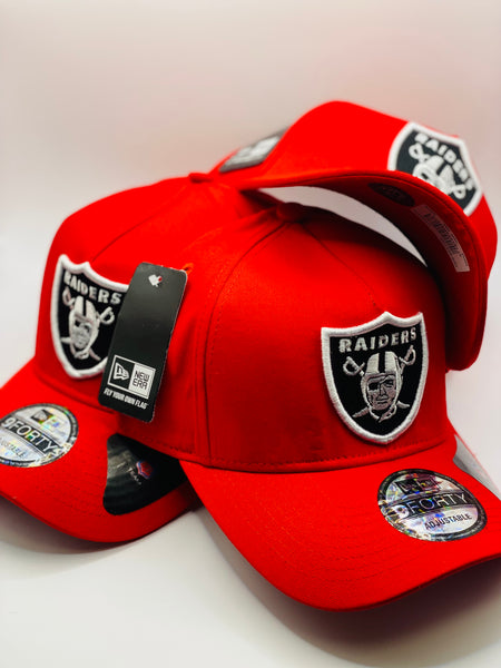 Las Vegas Raiders Red and Black Precision 9FORTY A-Frame Snapback