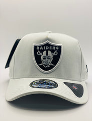 Las Vegas Raiders white and Black Precision 9FORTY A-Frame Snapback 1.19